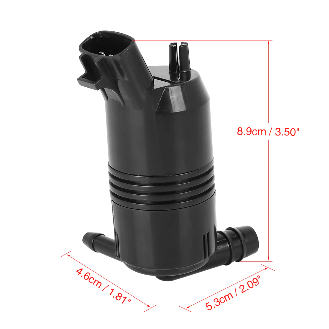 Automotive Windshield Wiper Washer Motor Pump Replace Fit for ES300 Replace 85330-06030 Black - Image 4