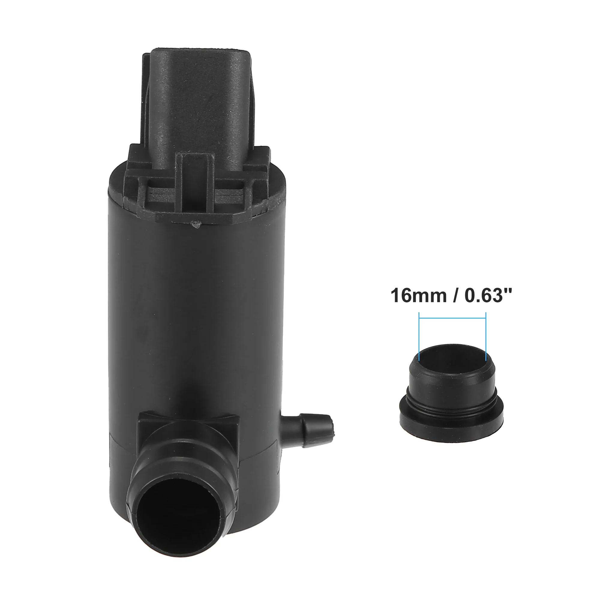 Windshield Washer Motor Pump Fit for Hyundai Accent - Pack of 1 Black - Image 7