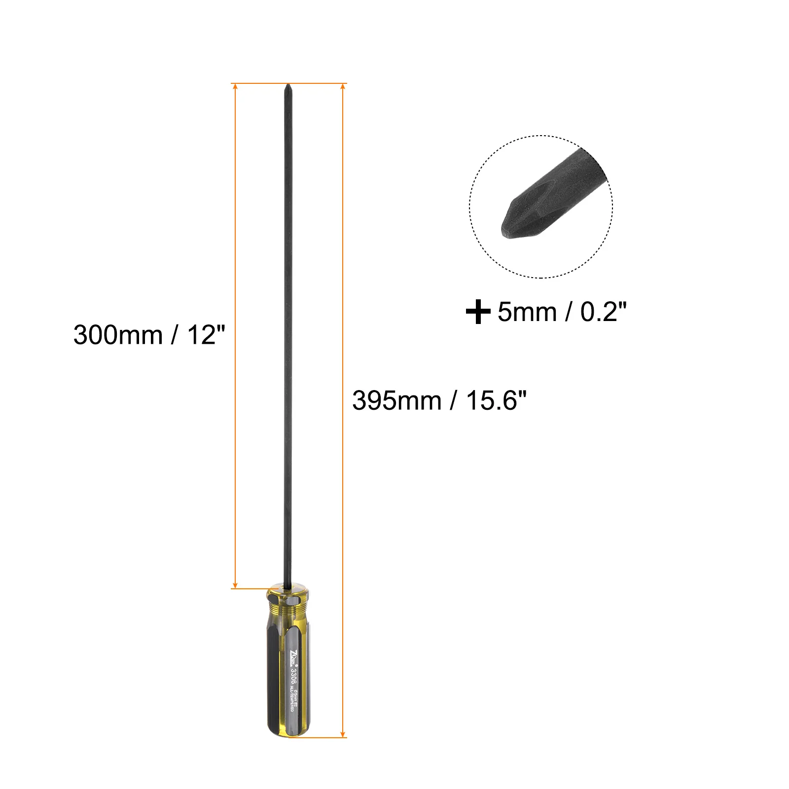 Long Phillips Screwdriver Shank CR-V Cross Head Magnetic Screwdrivers for Industry Automobile Repair - Image 7