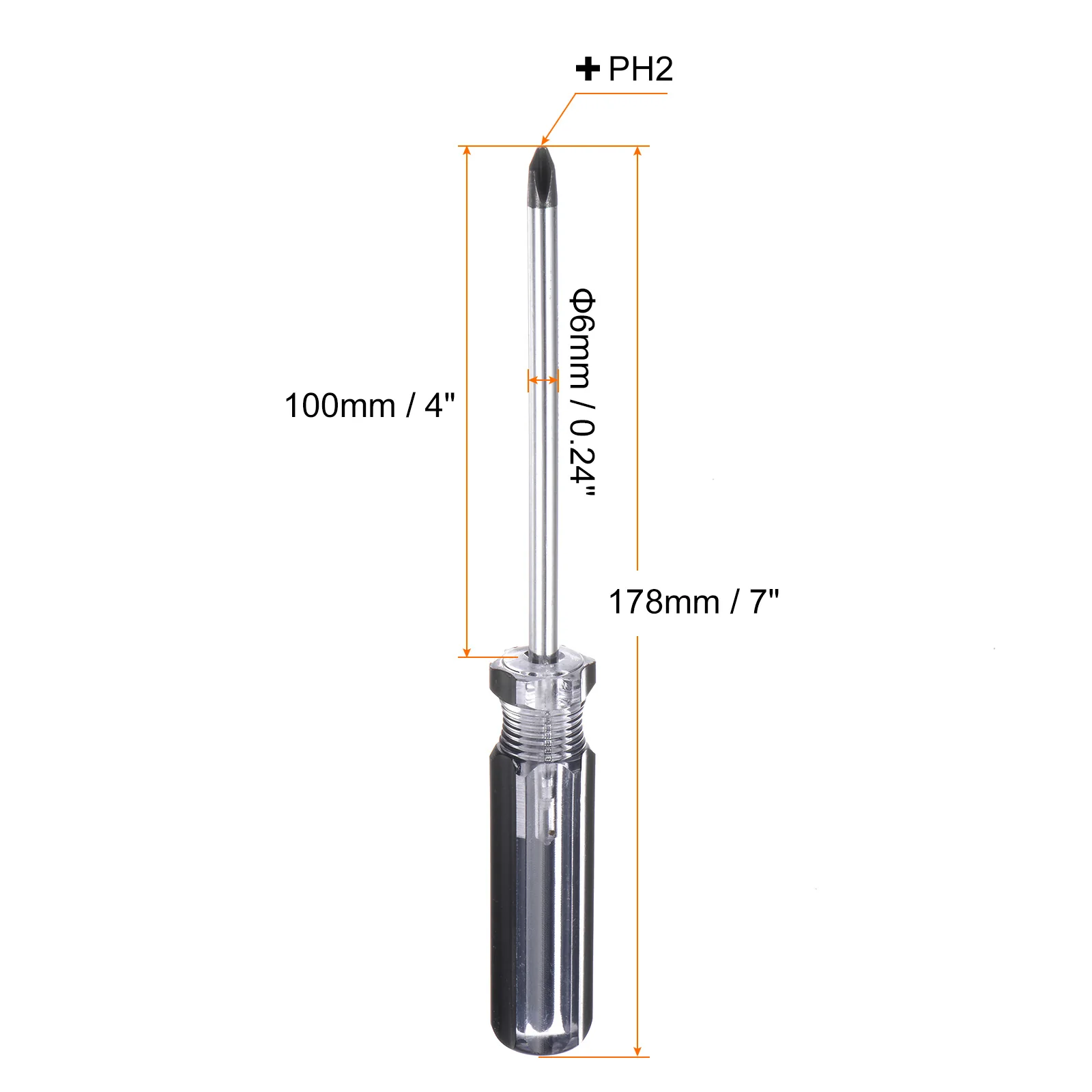Magnetic Phillips Screwdriver Carbon Steel Cross Head Screw Driver with Non-slip Handle for Appliances Improvement - Image 17