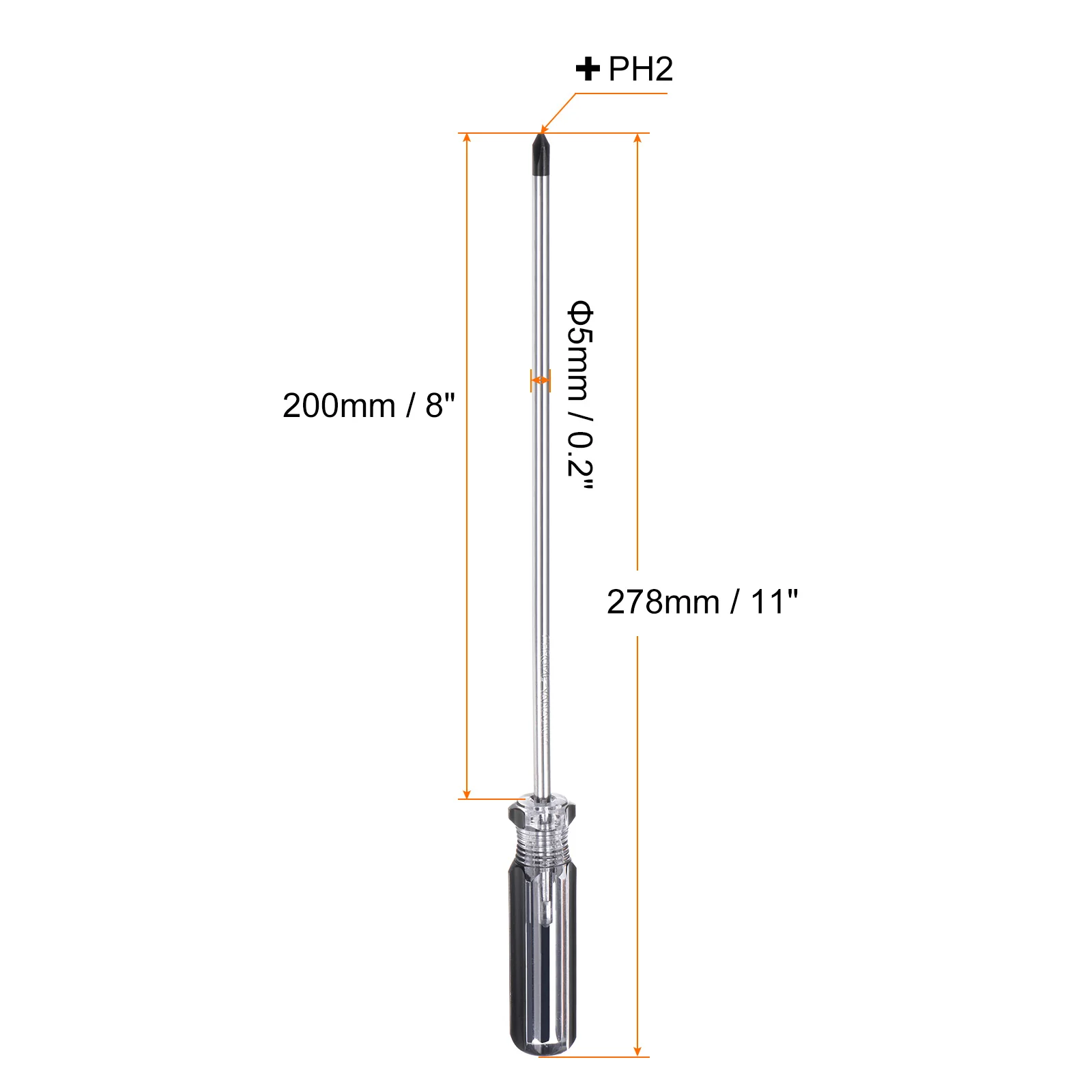 Magnetic Phillips Screwdriver Carbon Steel Cross Head Screw Driver with Non-slip Handle for Appliances Improvement - Image 22