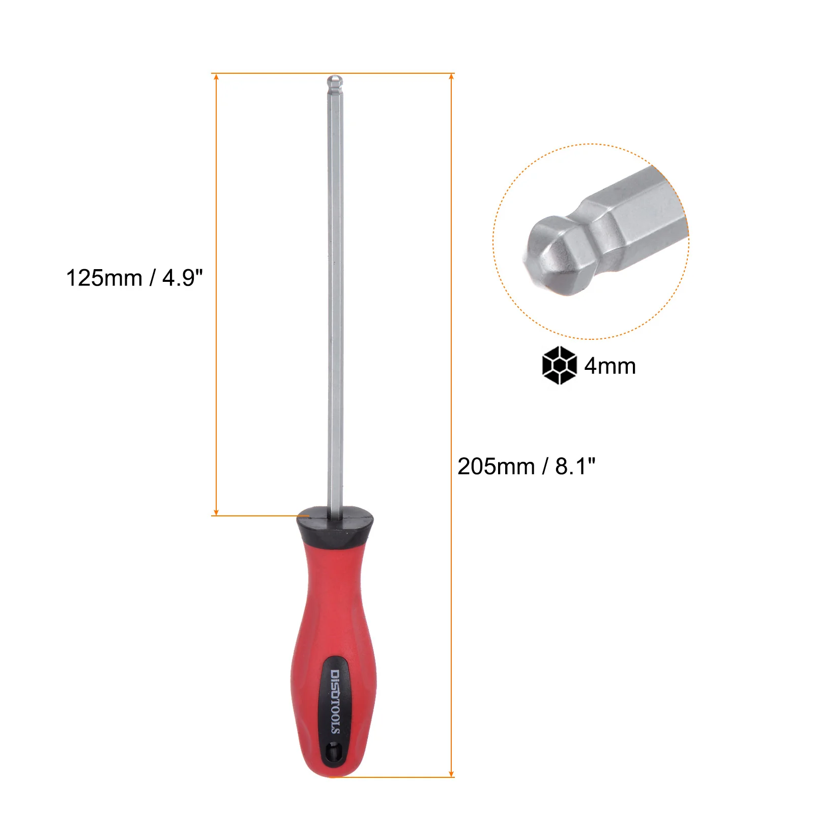 Ball Head Hex Screwdriver Magnetic Ball End Hexagonal Precision Screw Driver Hex Design Wrench - Image 38