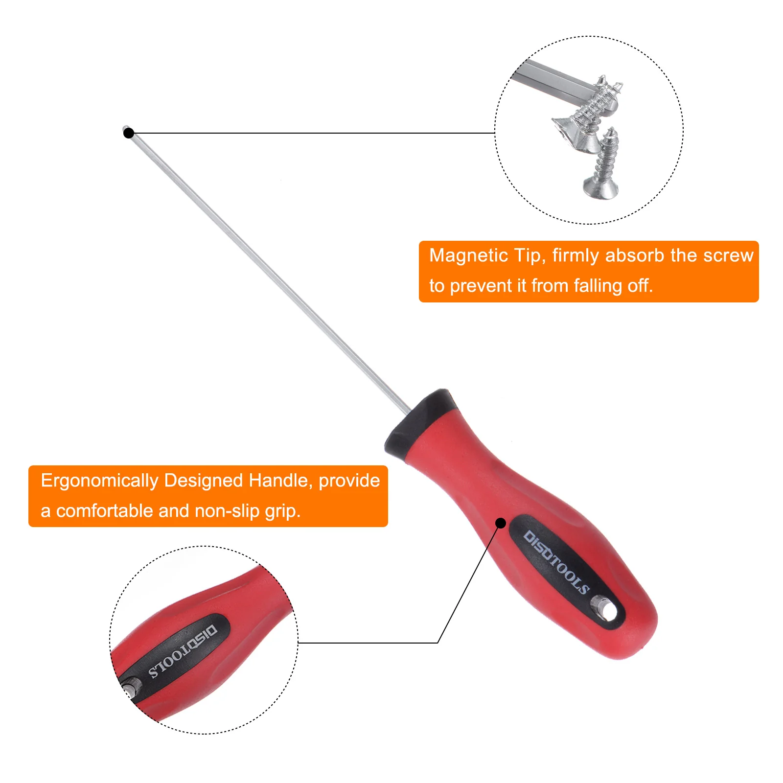 Ball Head Hex Screwdriver Magnetic Ball End Hexagonal Precision Screw Driver Hex Design Wrench - Image 5