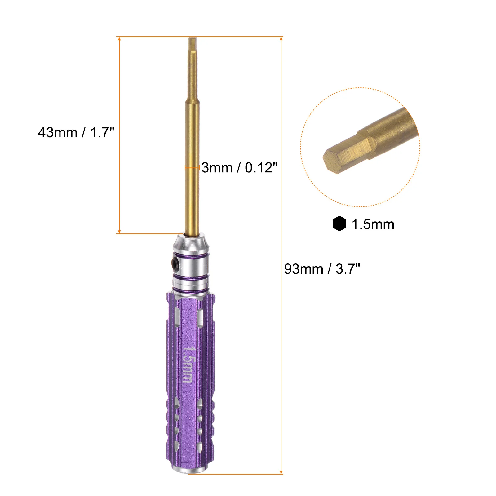 RC Hex Screwdriver Titanium Hexagon Screwdrivers Wrench RC Hex Driver Repair Tool for Models Car Helicopter Boat - Image 20