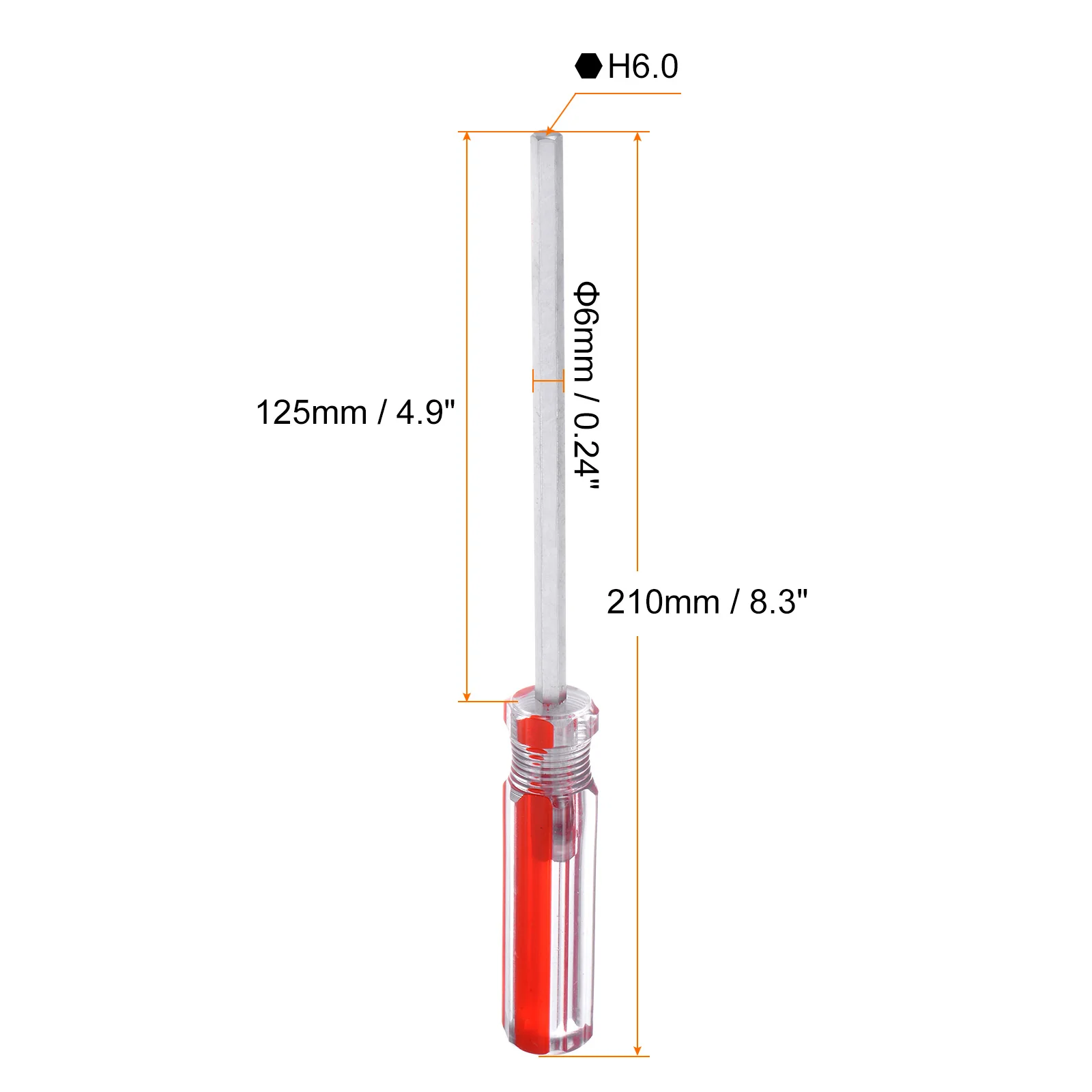 Magnetic Hex Screwdriver Carbon Steel Hexagonal Head Screw Driver with Non-slip Handle for Appliances Improvement - Image 32