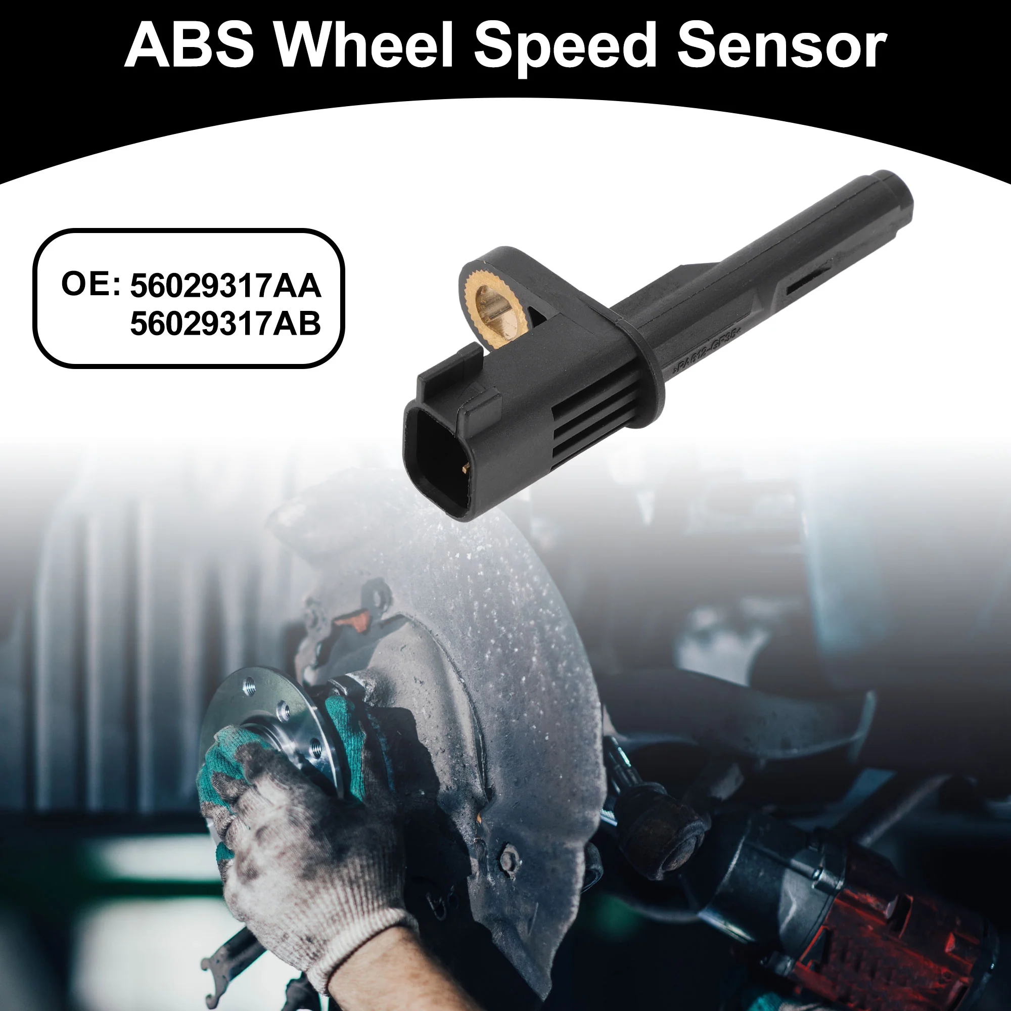 ABS Wheel Speed Senor No.56029317AA/56029317AB Rear Left Rear Right ABS Sensor Anti-lock Braking System Sensor for Chrysler Aspen 2007-2009 for Dodge Durango 2006-2009 - Image 3