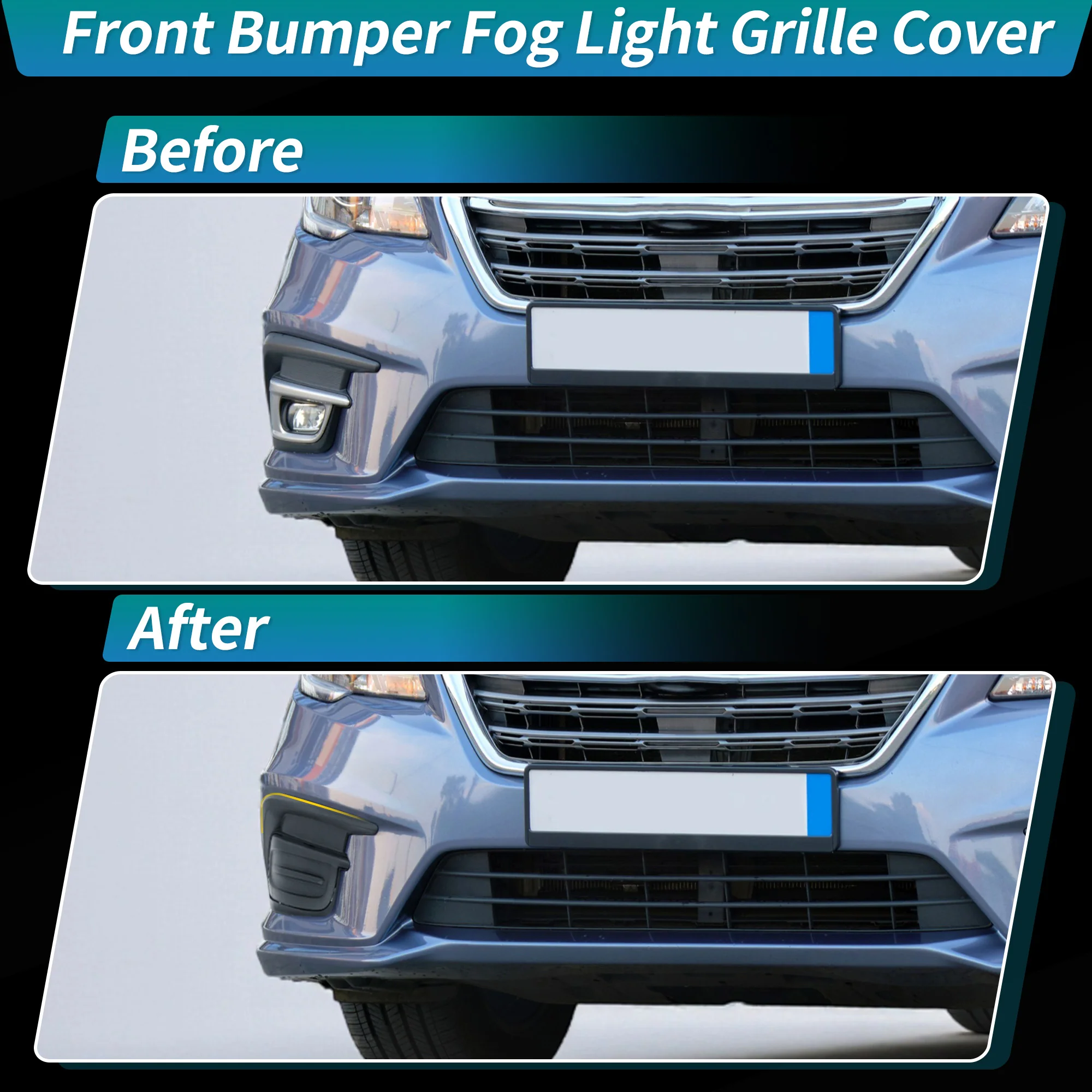 Passenger Side Fog Light Grill for Subaru Legacy 2018 2019 No.57731AL56A - Image 4