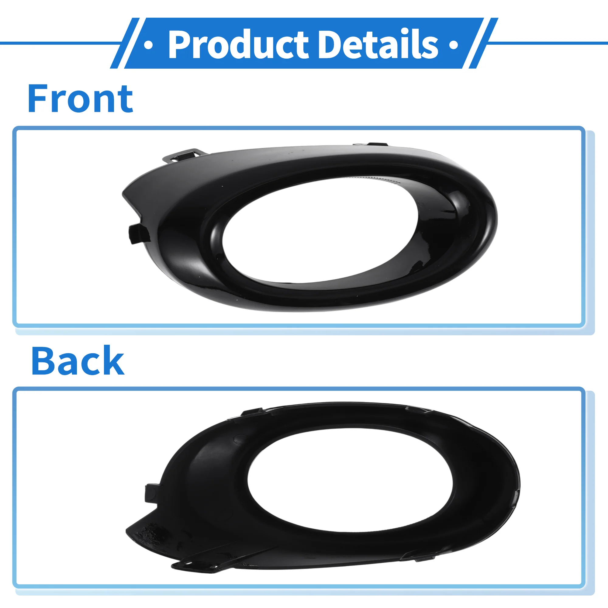 Front Left Fog Light Grill No.71117TR3A51 for Honda Civic 2014-2015 - Image 5