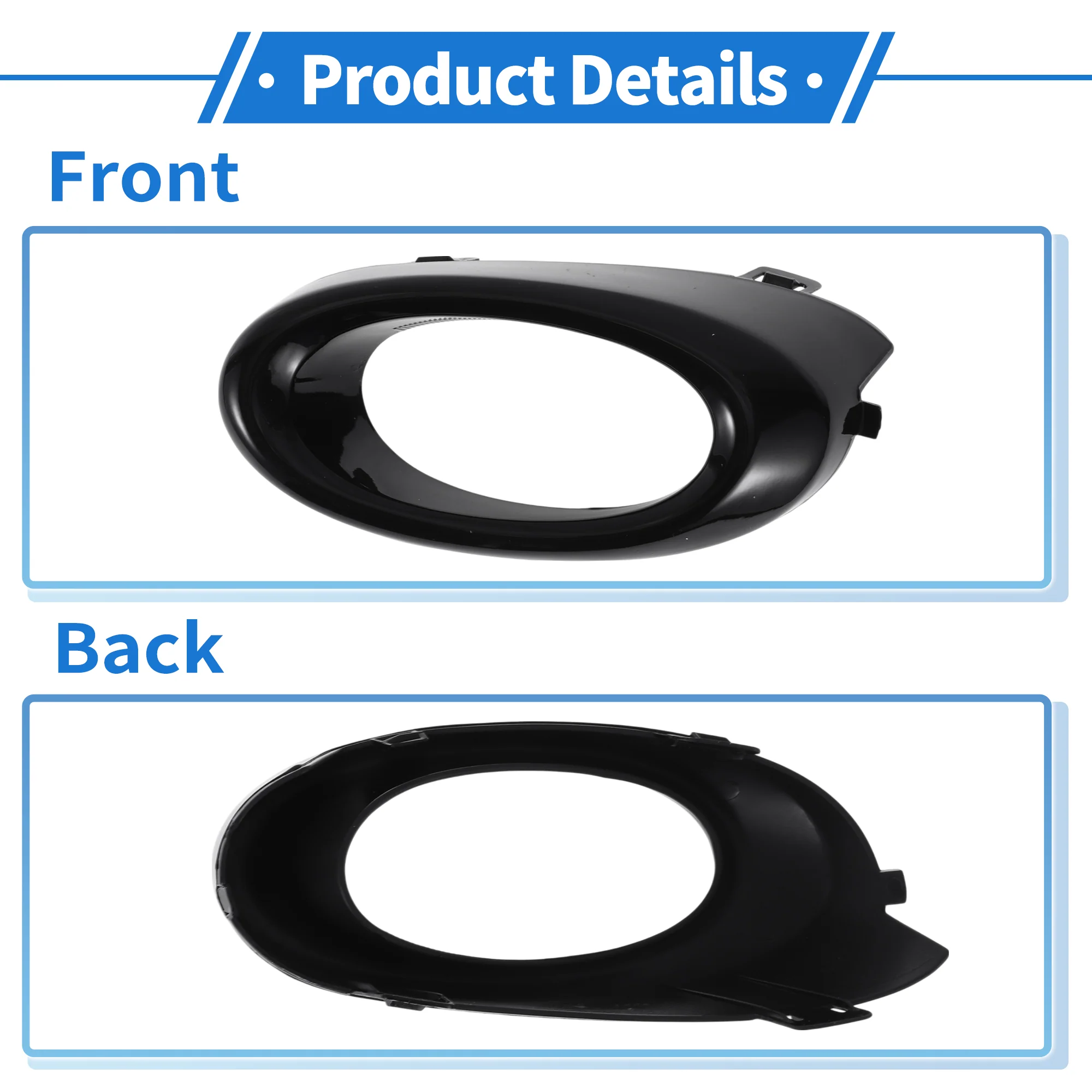 Front Right Fog Light Grill No.71116TR3A51 for Honda Civic 2014-2015 - Image 5