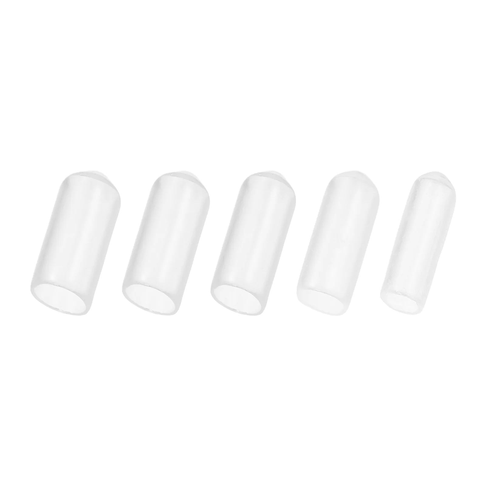 Uxcell 100pcs Rubber End Caps Protective Caps 2mm 3mm 4mm 5mm 6mm Clear - Image 3
