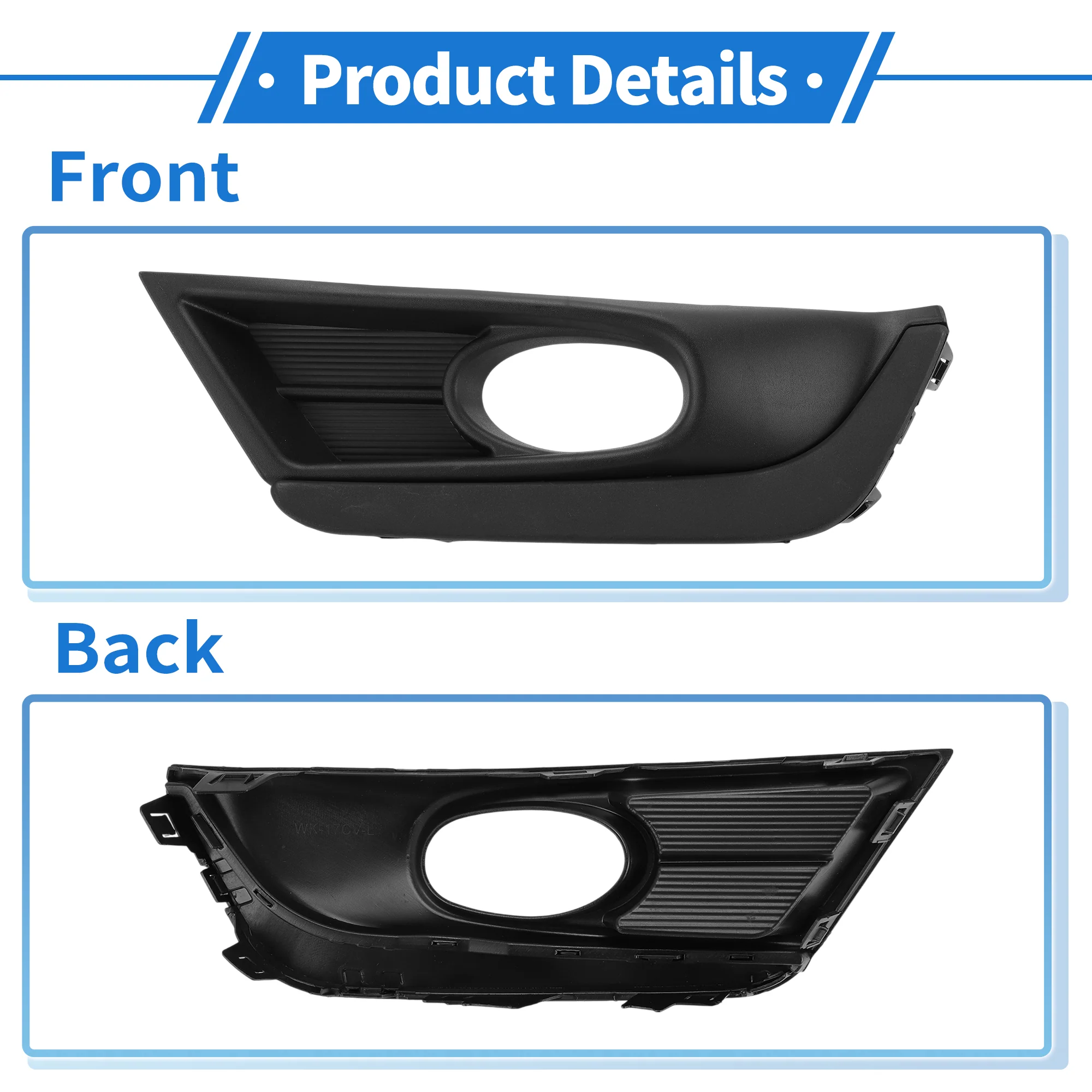 Front Left Fog Light Grill No.71156TLAA21 for Honda CR-V 2017-2019 - Image 5