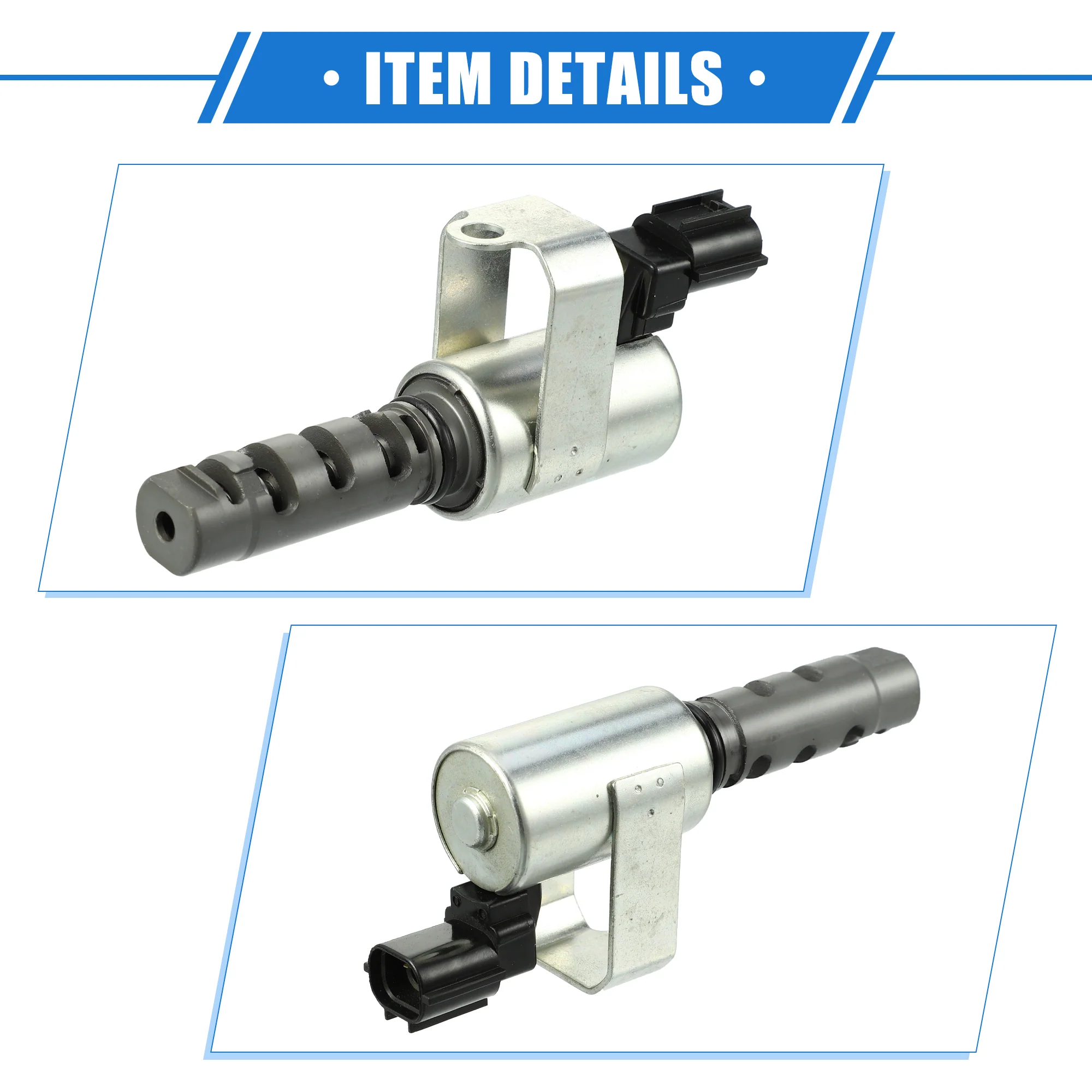 Variable Valve Timing Solenoid Compatible for Subaru Baja Turbo 2.5L H4 - Gas 2004-2006, Durable Metal Silver Tone Control VVT Solenoid Valve - Image 6