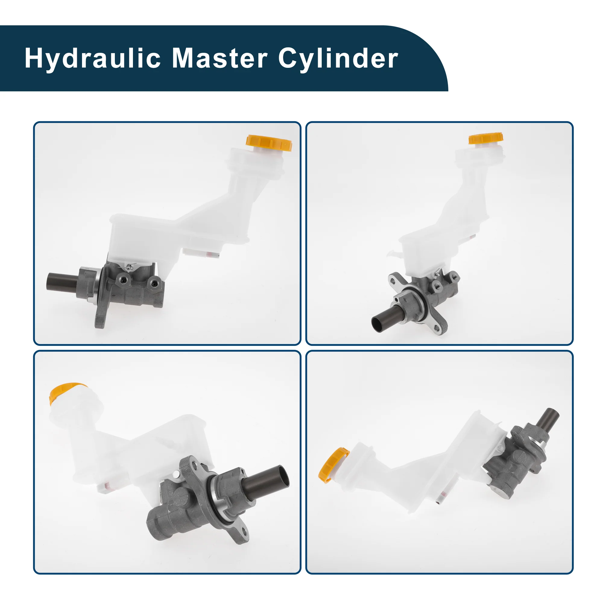 Brake Master Cylinder for Nissan Sentra 2007-2010 Durable No.46010ET010 Engine Compartment Hydraulic Master Cylinder Silver Tone,White 1 Pcs - Image 7