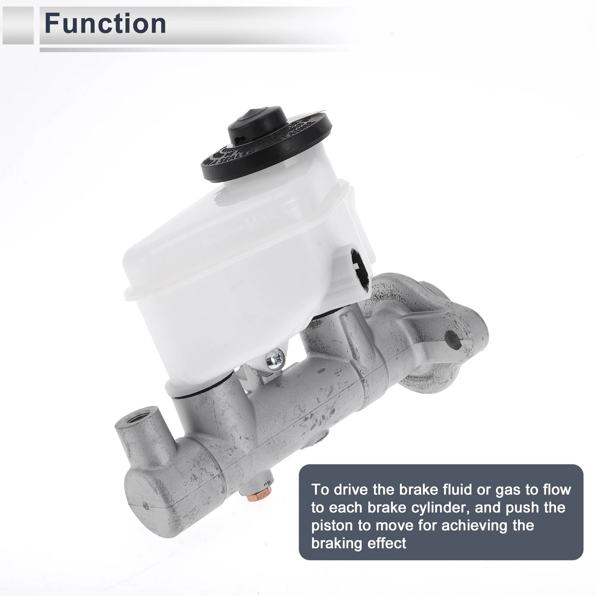 Engine Compartment Brake Master Cylinder for Toyota RAV4 1996-1997 Durable Hydraulic Master Cylinder No.4720142020 with Reservoir 1 Pcs - Image 6